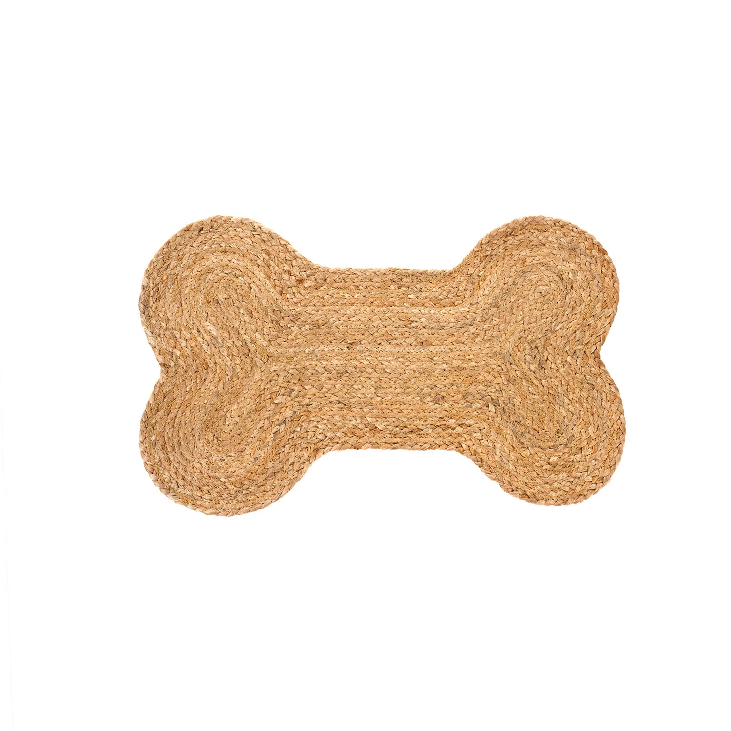 Jute Dog Bone Mat