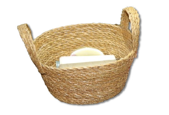 Seagrass Storage Basket With Handle