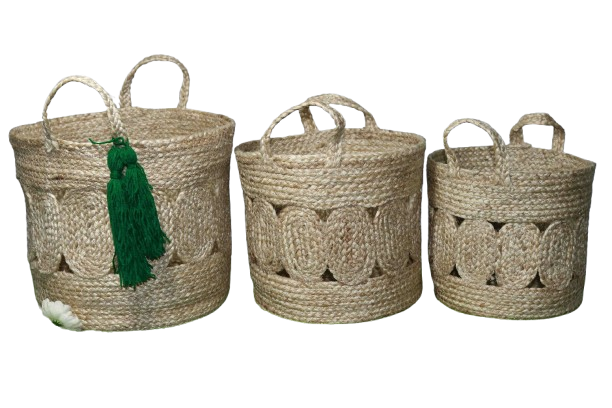 Jute Round Basket