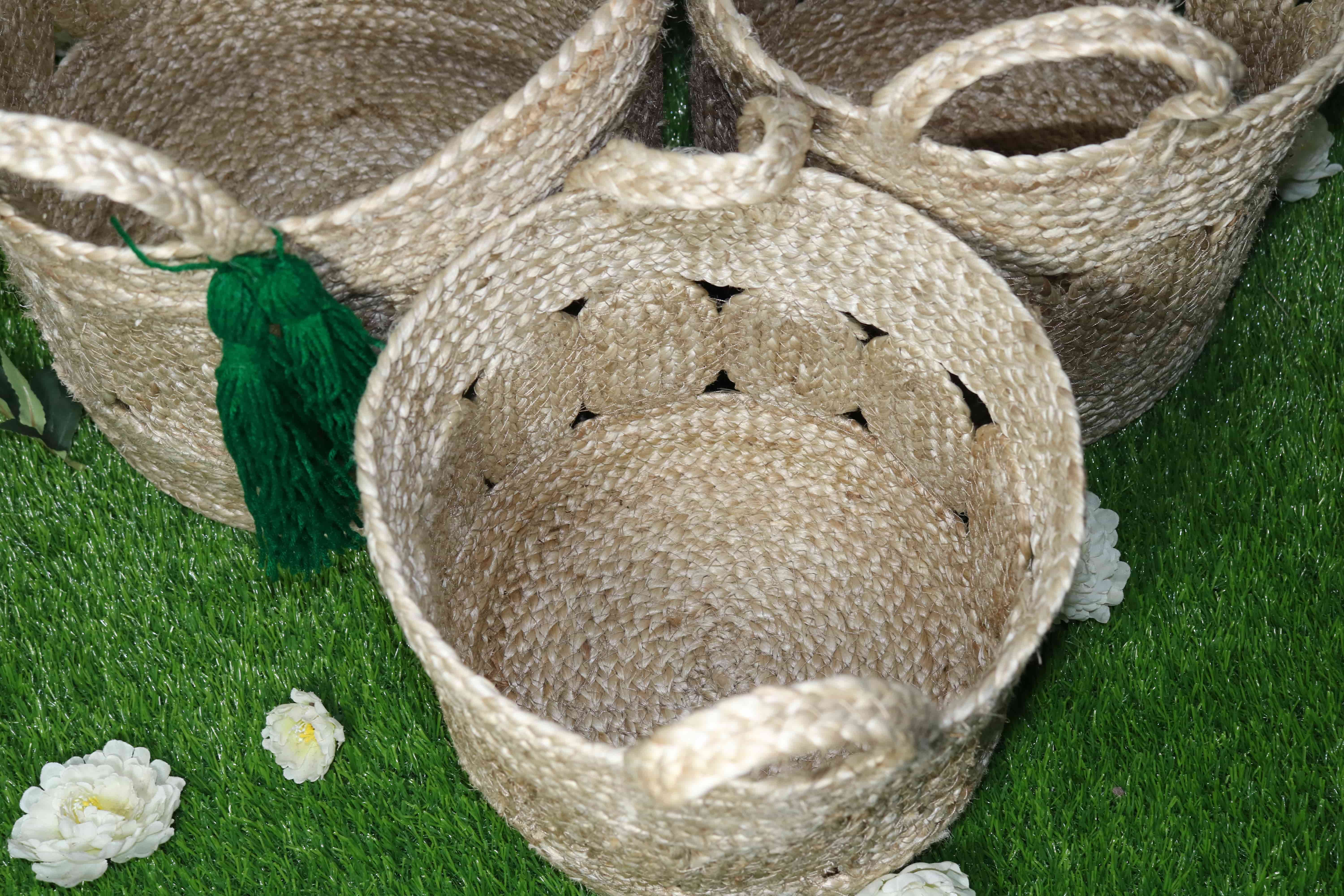 Jute Round Basket